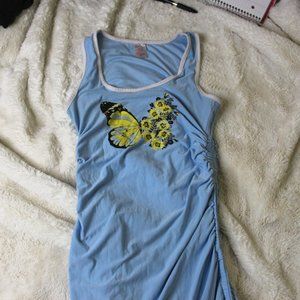 No Boundaries Women's Ruched Sundress -- Small -- LU